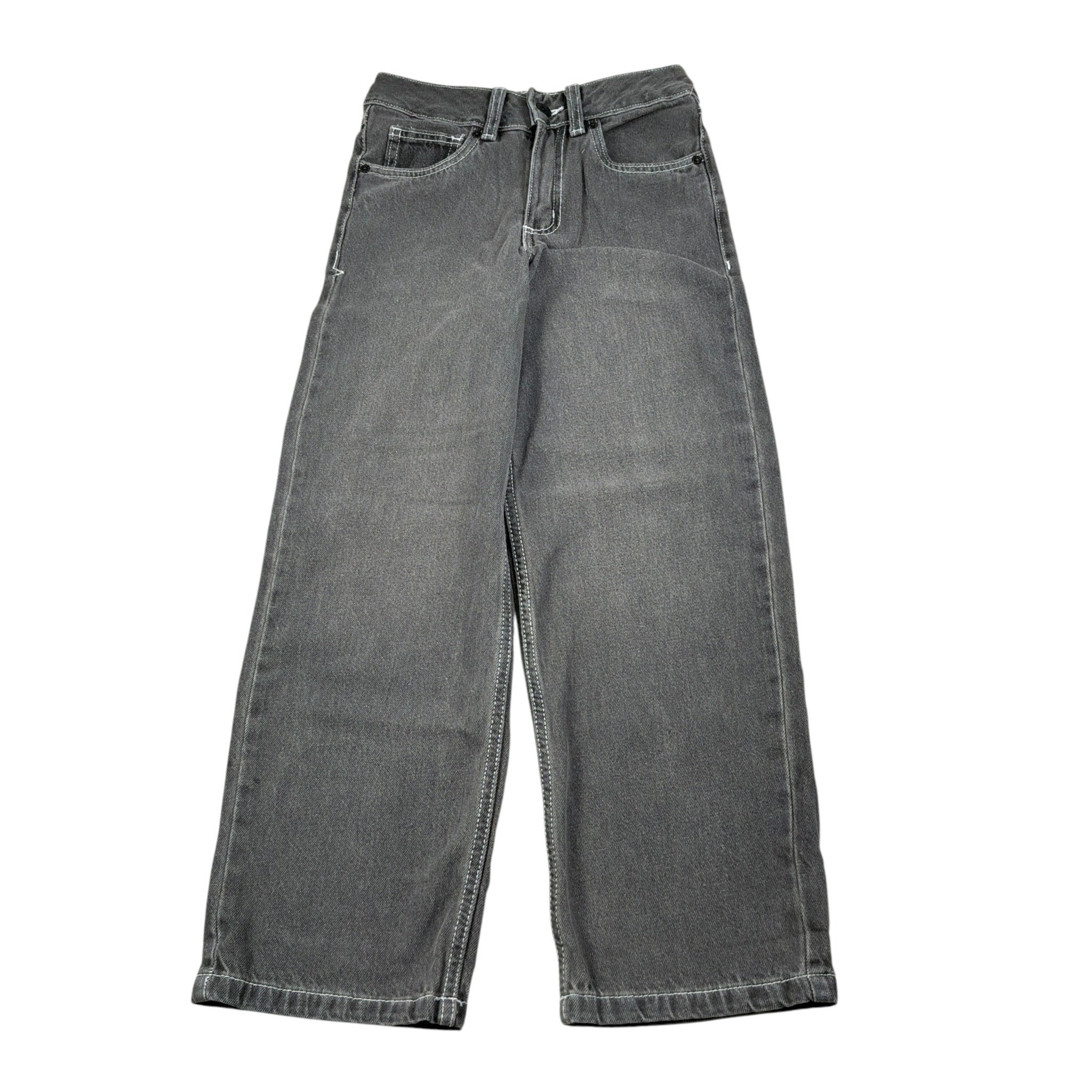 Vans Jeans tinta unita con 5 Tasche Grigio per Bambino VN000PPZY7 GRIGIO VANS 