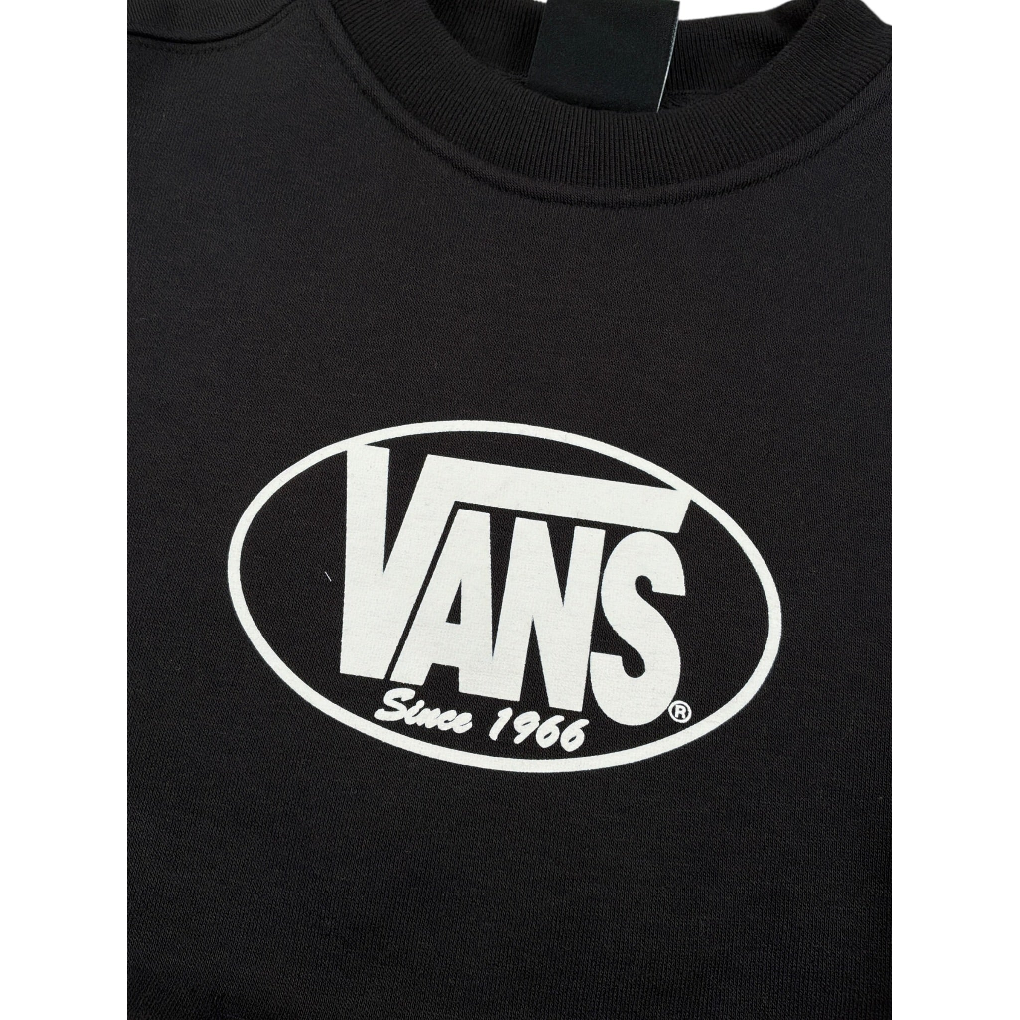 Vans Felpa Chiusa Girocollo tinta unita Nero per Bambino VN000PWVBLK NERO VANS 
