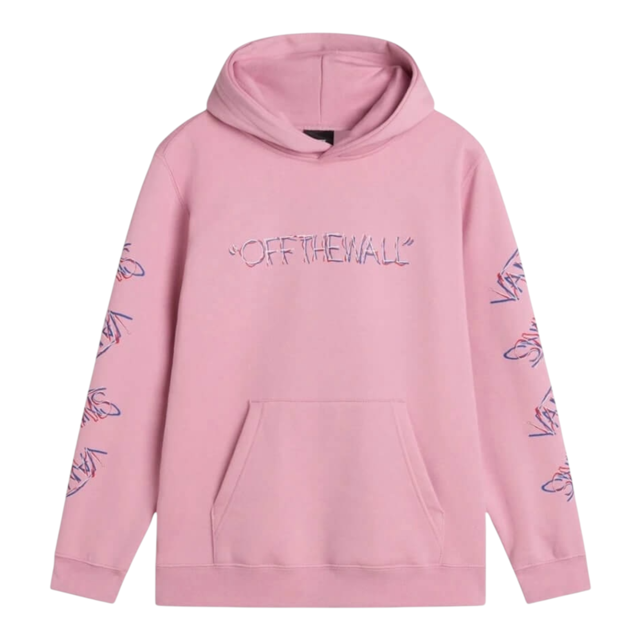 Vans Felpa Chiusa con Cappuccio tinta unita Rosa per Bambina VN000PXBEN7 ROSA VANS 
