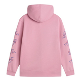 Vans Felpa Chiusa con Cappuccio tinta unita Rosa per Bambina VN000PXBEN7 ROSA VANS 