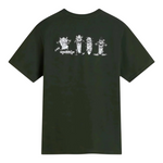 Vans T-Shirt tinta unita con Stampa Verde per Bambino VN000PXUEMU VERDE VANS 