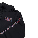 Vans Felpa Xon Zip E Cappuccio tinta unita Nero per Bambino VN000PYWBLK NERO VANS 