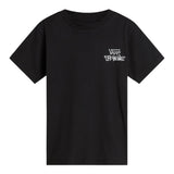 Vans T-Shirt Girocollo tinta unita con Logo Nero per Bambino VN000Q02BLK NERO VANS 