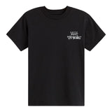 Vans T-Shirt Girocollo tinta unita con Logo Nero per Neonato VN000Q02BLKN NERO VANS 