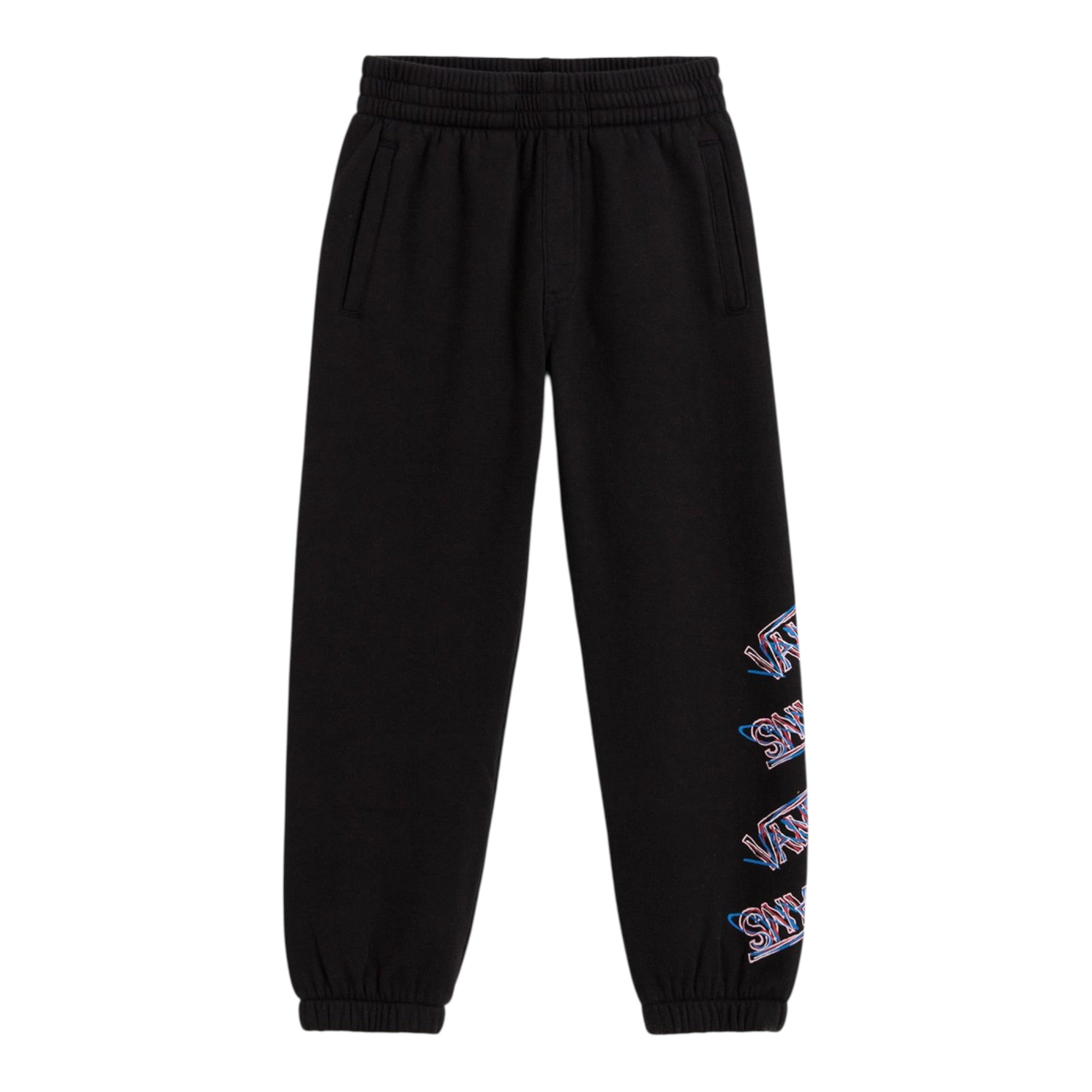 Vans Pantalone Tuta tinta unita con Stampe Nero per Bambino VN000Q07BLK1 NERO VANS 