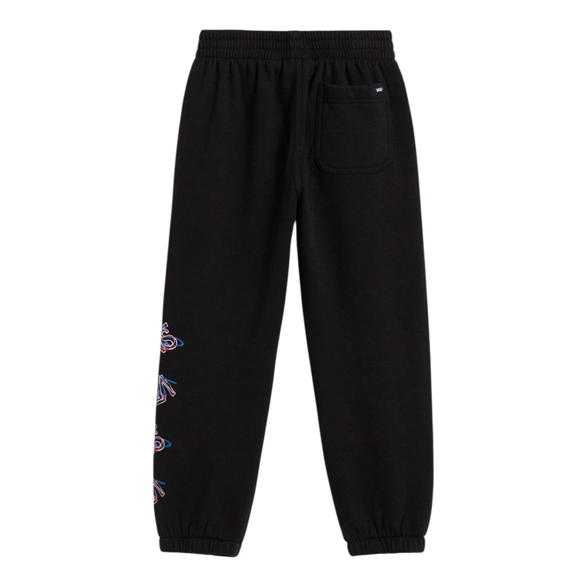 Vans Pantalone Tuta tinta unita con Stampe Nero per Bambino VN000Q07BLK1 NERO VANS 