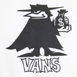 Vans T-Shirt tinta unita con Stampa Bianco per Bambino VN000R05WHT BIANCO VANS 