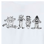 Vans T-Shirt tinta unita con Stampa Bianco per Bambino VN000RDSWHT BIANCO VANS 