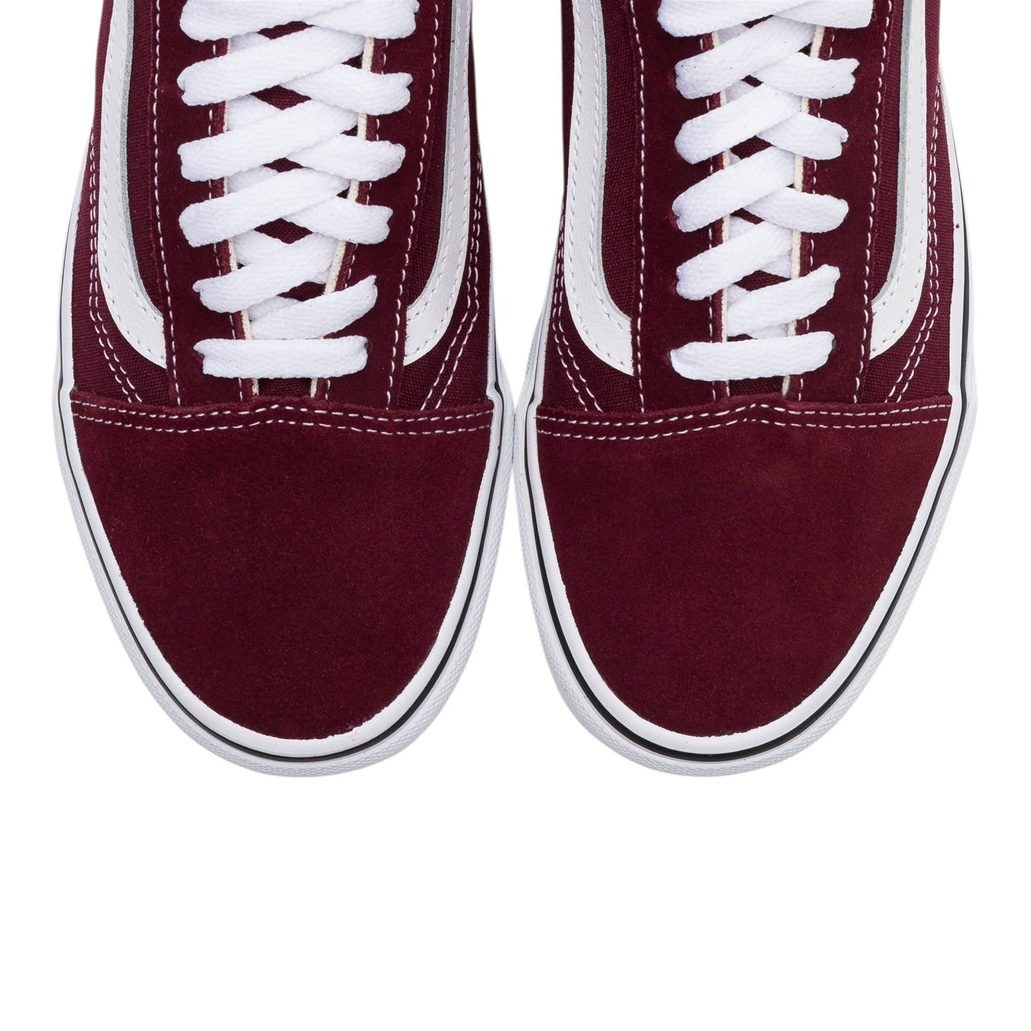 Vans Sneakers tinta unita con Lacci Bordeaux per Bambino VN0A38G15U71 BORDEAUX VANS 