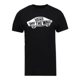 Vans T-Shirt Girocollo tinta unita con Logo Nero per Bambino VN0A3IJ1BLK NERO VANS 