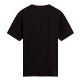 Vans T-Shirt tinta unita Girocollo con Logo Nero per Bambino VN0A4MQ3BLK NERO VANS 