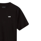 Vans T-Shirt tinta unita Girocollo con Logo Nero per Bambino VN0A4MQ3BLK NERO VANS 