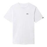 Vans T-Shirt tinta unita Girocollo con Logo Bianco per Bambino VN0A4MQ3WHT BIANCO VANS 