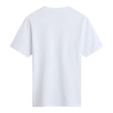 Vans T-Shirt tinta unita Girocollo con Logo Bianco per Bambino VN0A4MQ3WHT BIANCO VANS 