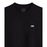 Vans T-Shirt tinta unita Girocollo con Logo Nero per Bambino VN0A4MQ3WHTX NERO VANS 