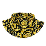 Versace Cappello Modello Pescatore con Stampe Giallo per Bambino 1001932 GIALLO VERSACE 