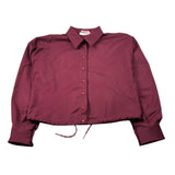 Vicolo Camicia Manica Lunga tinta unita Bordeaux per Bambina 3141CY00282 BORDEAUX VICOLO 