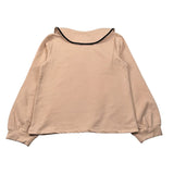 Vicolo Felpa con Zip E Colletto tinta unita Beige per Bambina 3141F00233 BEIGE VICOLO 