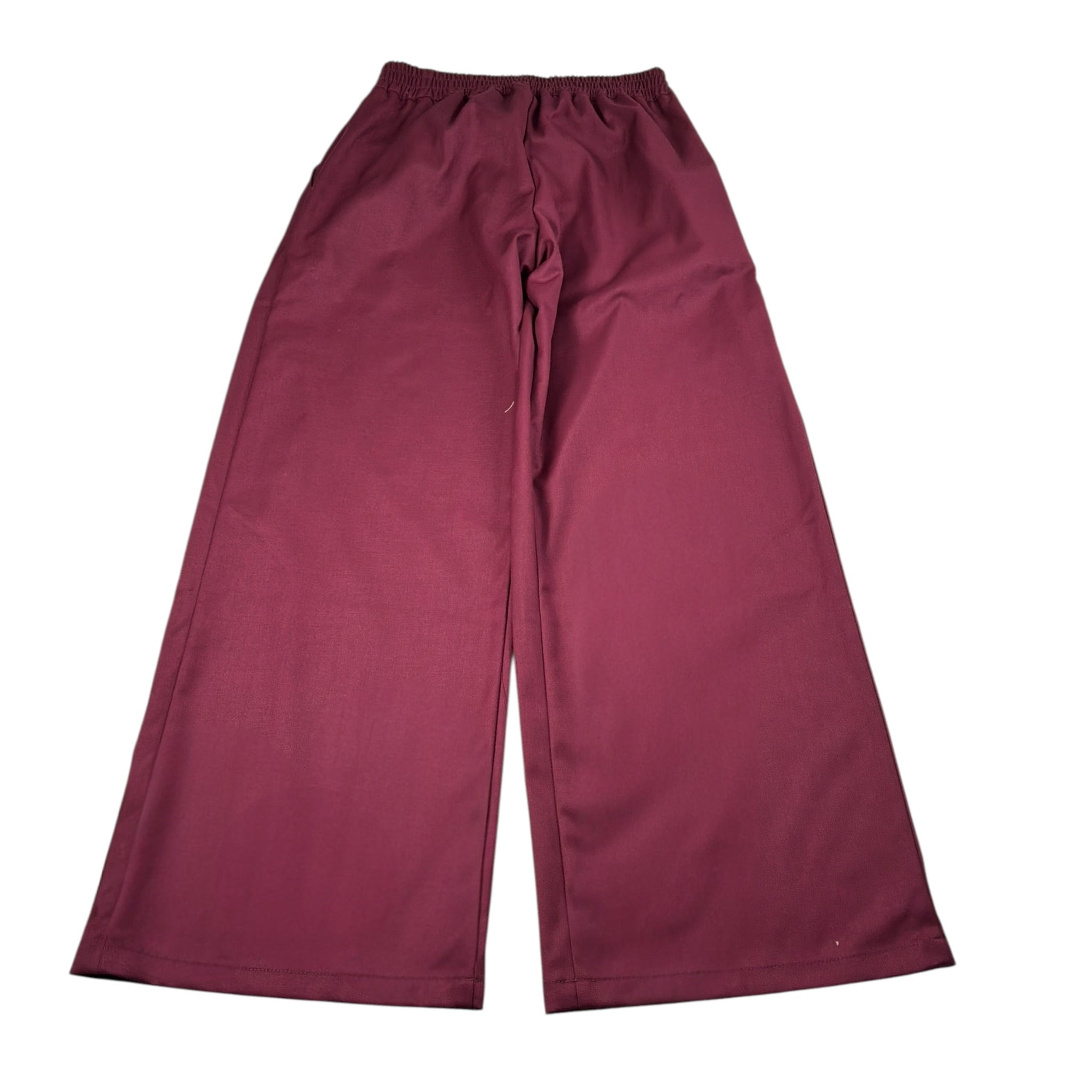 Vicolo Pantalone tinta unita Modello Palazzo Bordeaux per Bambina 3141P00284 BORDEAUX VICOLO 