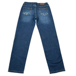 Vicolo Jeans tinta unita con Girovita Regolabile con Ciondolo Blu per Bambina 3141PD002266 BLU VICOLO 