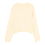 Vicolo Maglia Girocollo tinta unita con Logo Giallo per Bambina 3141W00228 GIALLO VICOLO 