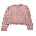 Vicolo Maglia Girocollo tinta unita Rosa per Bambina 3141W00236 ROSA VICOLO 
