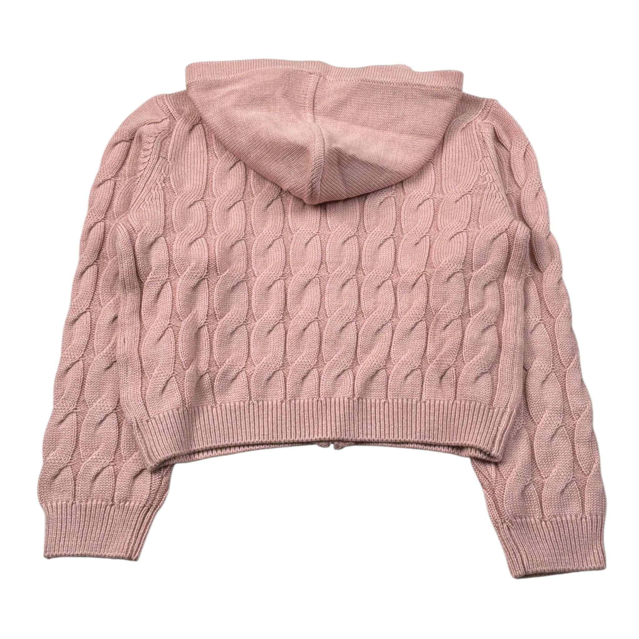 Vicolo Maglia Modello Felpa tinta unita con Zip E Cappuccio Rosa per Bambina 3141WY00235 ROSA VICOLO 