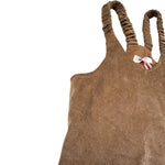 Vicolo Abito Tnta Unita In Camoscio Beige per Bambina 3142V00274 BEIGE VICOLO 