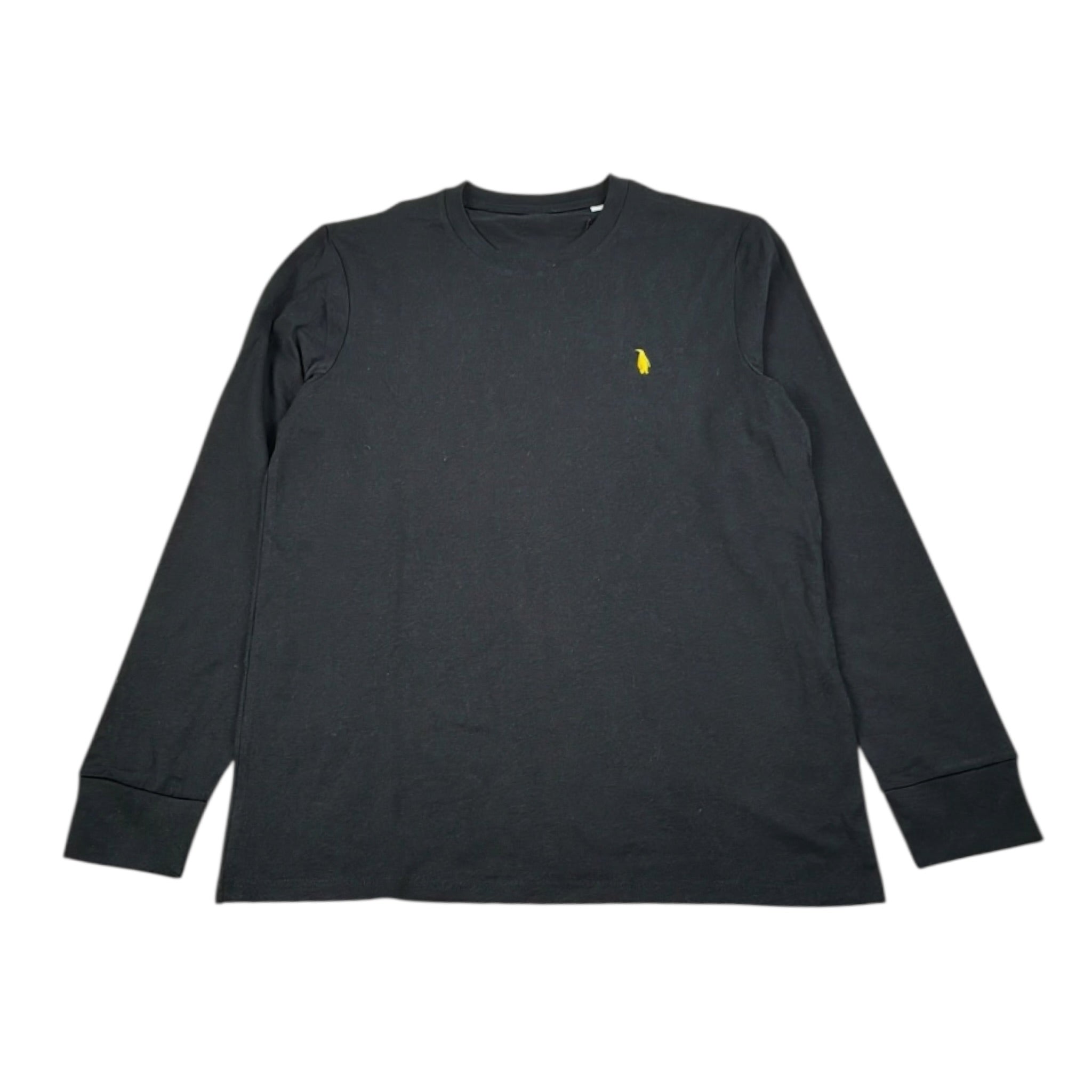 Walt Bay Shirt Girocollo tinta unita con Logo Nero per Bambino SHTWB NERO WALT BAY 