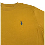Walt Bay T-Shirt Girocollo tinta unita con Logo Senape per Bambino TSHTWB SENAPE WALT BAY 