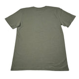 Walt Bay T-Shirt Girocollo tinta unita con Logo Verde per Bambino TSHTWB VERDE WALT BAY 