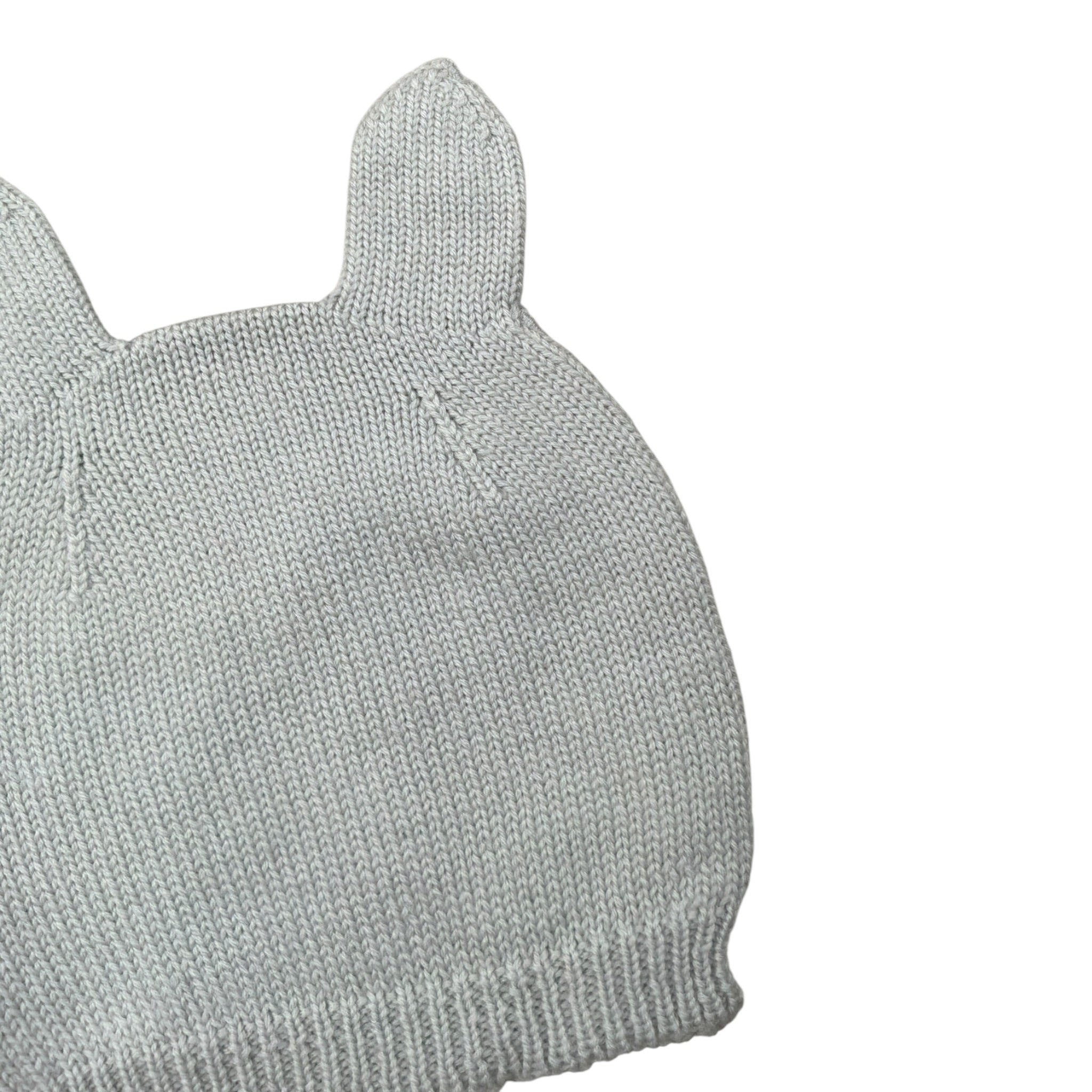 Wedoble Cappello tinta unita con Orecchie Azzurro per Neonata I1801307B AZZURRO WEDOBLE 