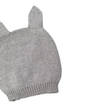 Wedoble Cappello tinta unita con Orecchie Grigio per Neonata I1801307B GRIGIO WEDOBLE 