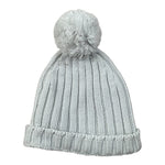 Wedoble Cappello tinta unita con Pon Pon Azzurro per Neonato I1801307E AZZURRO WEDOBLE 