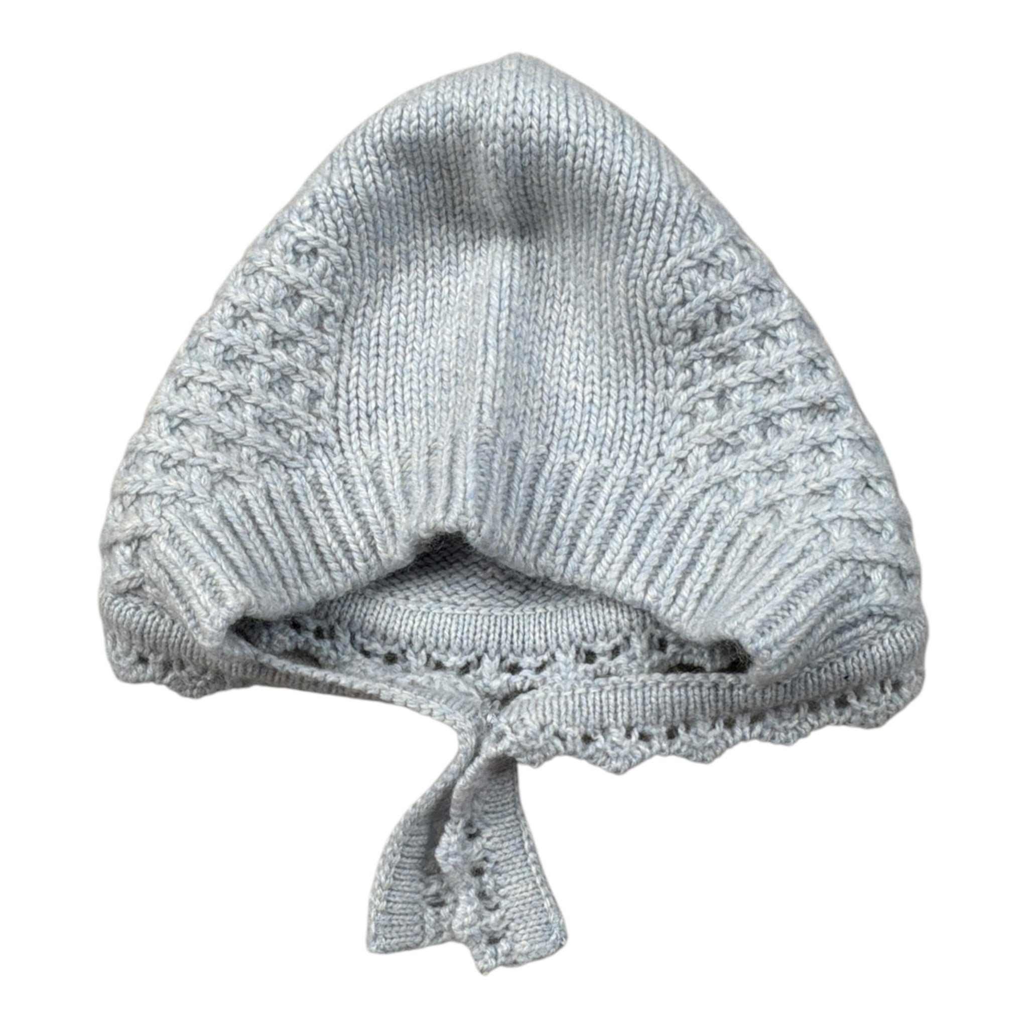 Wedoble Cappello tinta unita con Ricami Azzurro per Neonata I1807360A AZZURRO WEDOBLE 