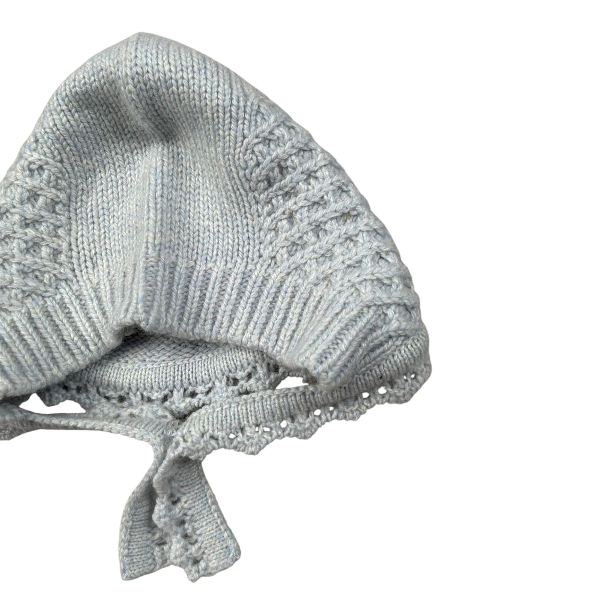 Wedoble Cappello tinta unita con Ricami Azzurro per Neonata I1807360A AZZURRO WEDOBLE 