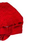 Wedoble Cappello tinta unita con Ricami Rosso per Neonato I1907360A ROSSO WEDOBLE 