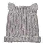 Wedoble Cappello tinta unita con Orecchie Grigio per Neonato I1910307E GRIGIO WEDOBLE 