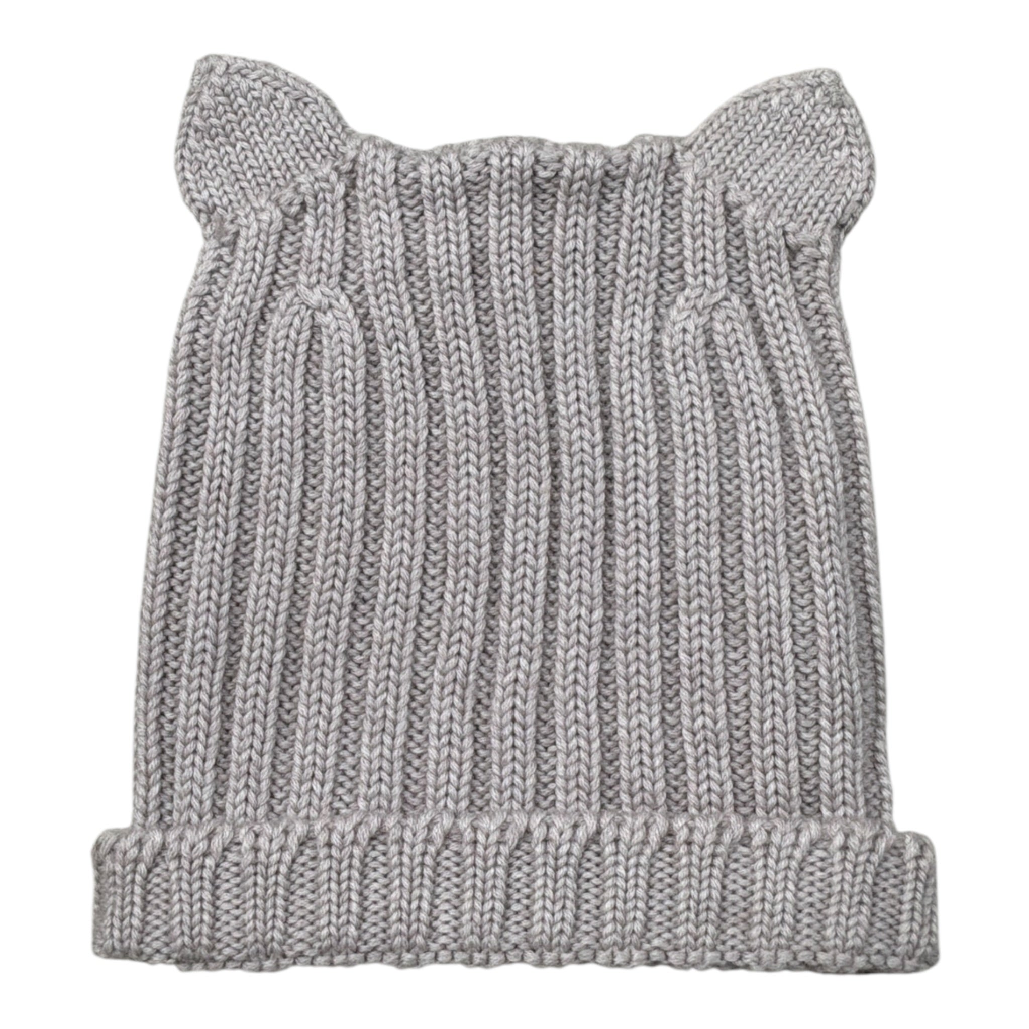 Wedoble Cappello tinta unita con Orecchie Grigio per Neonato I1910307E GRIGIO WEDOBLE 