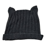 Wedoble Cappello tinta unita con Orecchie Grigio Scuro per Neonato I1910307E GRIGIO SCURO WEDOBLE 