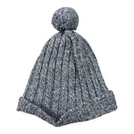 Wedoble Cappello tinta unita con Pon Pon Azzurro per Neonato I2009307A AZZURRO WEDOBLE 