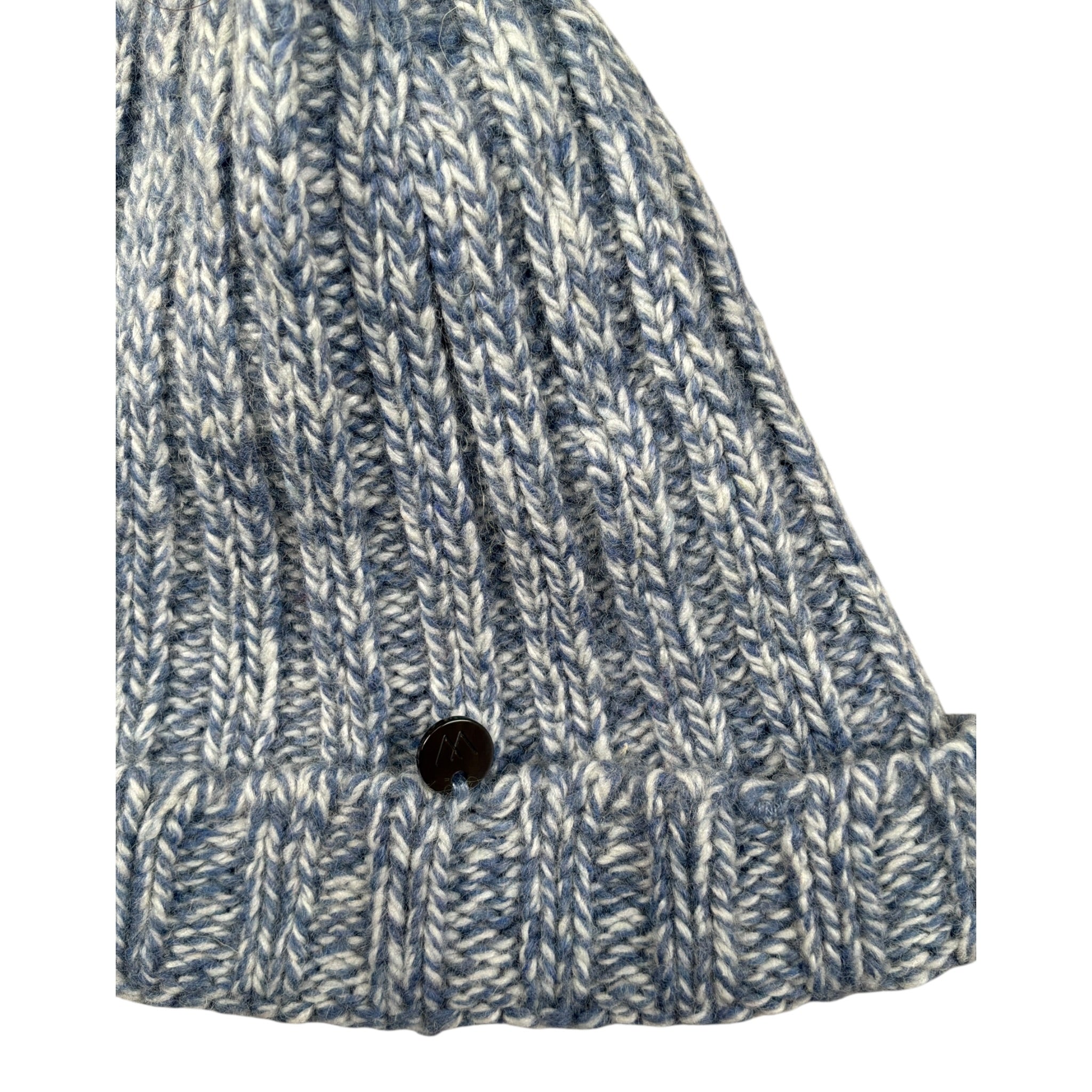 Wedoble Cappello tinta unita con Pon Pon Blu per Neonato I2009307AO BLU WEDOBLE 