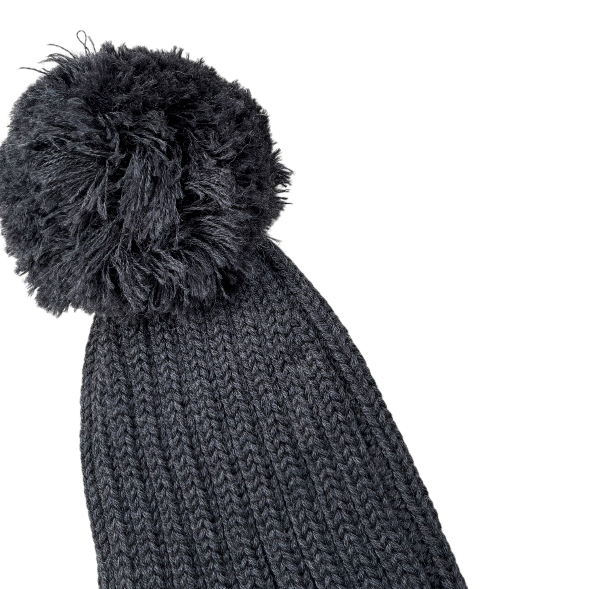 Wedoble Cappello tinta unita con Pon Pon Nero per Neonato I2010307D NERO WEDOBLE 