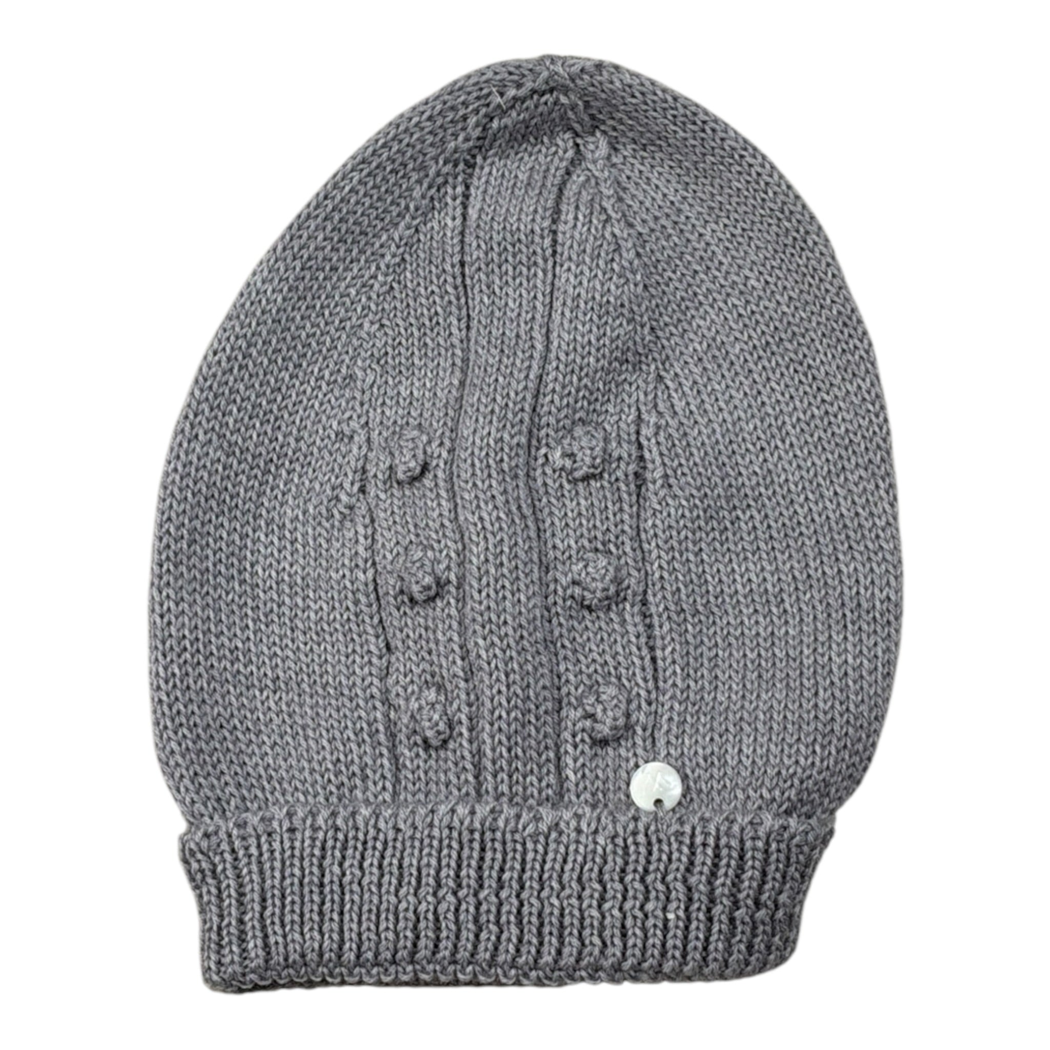 Wedoble Cappello tinta unita con Ricami Grigio per Neonata I2103307A GRIGIO WEDOBLE 
