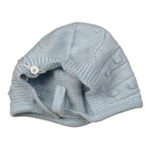 Wedoble Cappello tinta unita con Ricami Azzurro per Neonato I2103360A AZZURRO WEDOBLE 