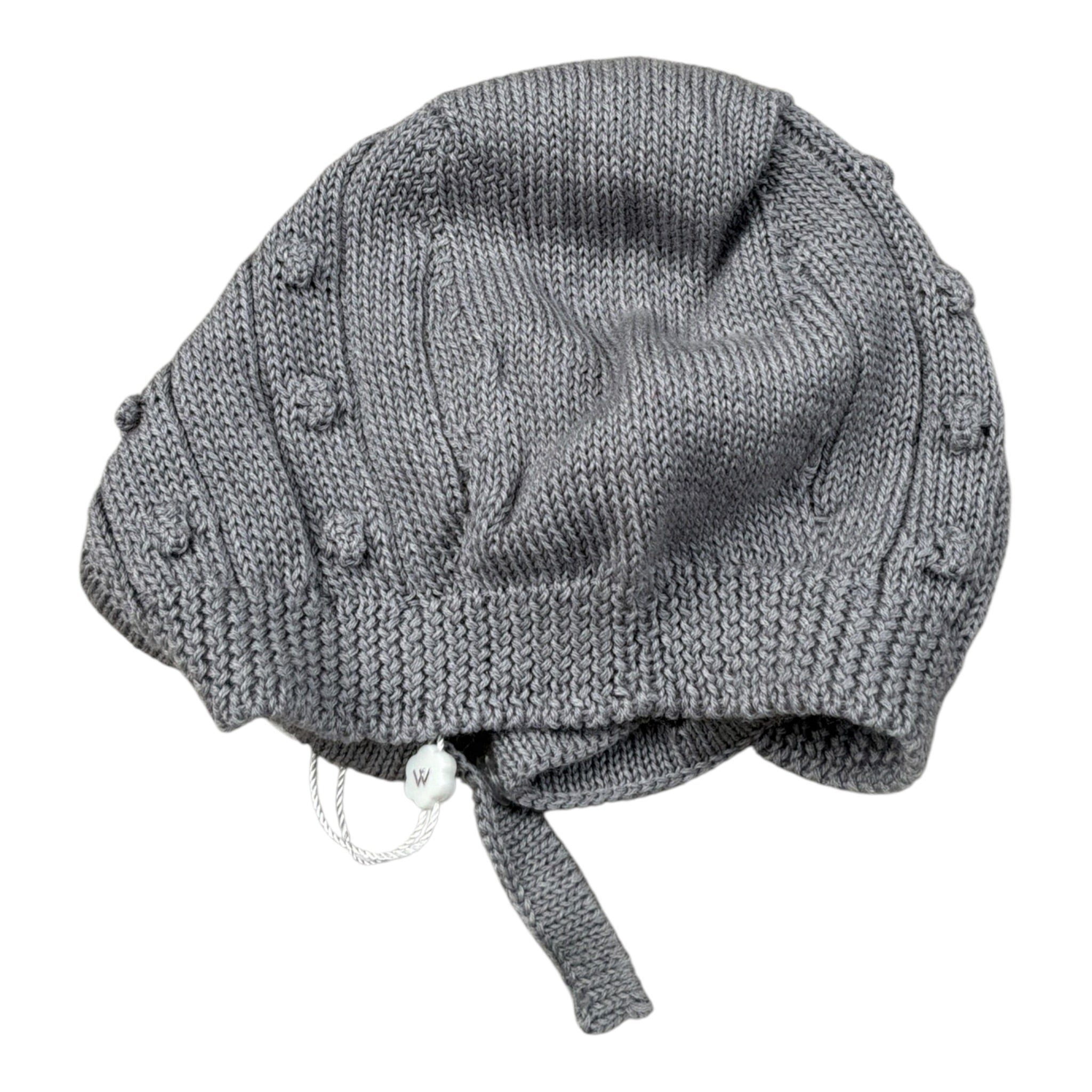 Wedoble Cappello tinta unita con Ricami Grigio per Neonato I2103360A GRIGIO WEDOBLE 