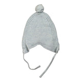 Wedoble Cappello tinta unita con Pon Pon Azzurro per Neonata I2104307A AZZURRO WEDOBLE 
