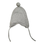 Wedoble Cappello tinta unita con Pon Pon Grigio per Neonata I2104307A GRIGIO WEDOBLE 
