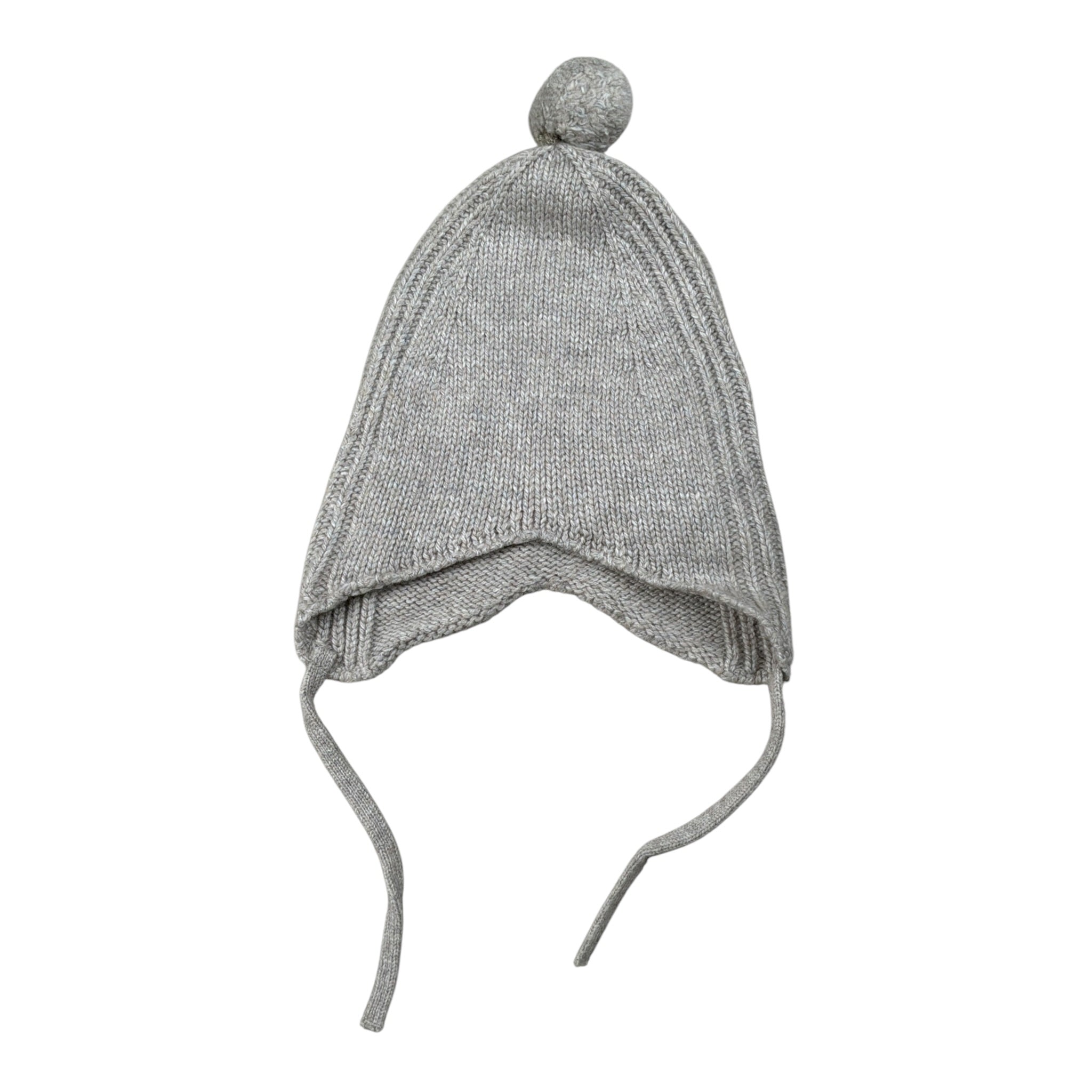 Wedoble Cappello tinta unita con Pon Pon Grigio per Neonata I2104307A GRIGIO WEDOBLE 