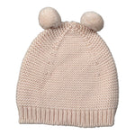 Wedoble Cappello tinta unita con Pon Pon Rosa per Neonata I2110307CN ROSA WEDOBLE 
